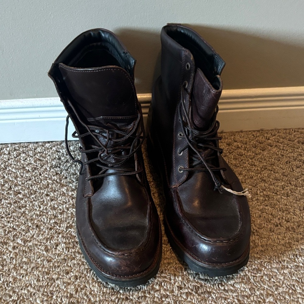 Roots Men's Brown Leather Boots Size 13